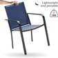 7 Piece Outdoor Dining Set with Stackable Chairs