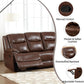 Manual Recliner Sofa Set Brown Living Room Collection