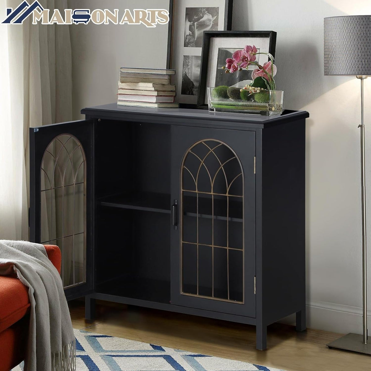 Small Solid Wood Hallway Storage Solutions Cabinet-2