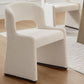 Grey Slipcovered Dining Chair Ultra Comfortable Seating