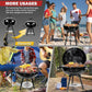 Industrial Grade Black 18Inch Kettle Grill Outdoor