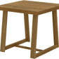 Counter Height Dining Table Forty One Inch Pecan Wire brush