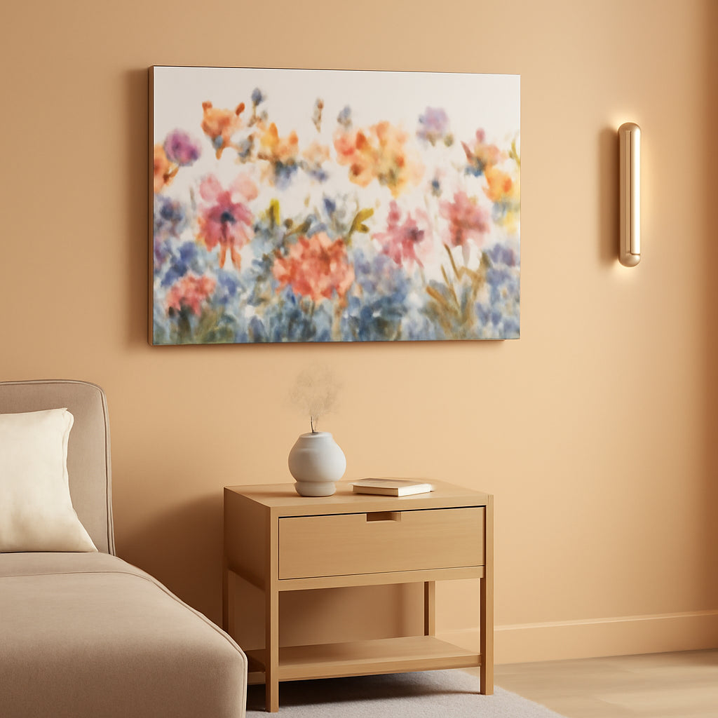 NatureInspired Floral Wall Art Canvas 20x40 Inches