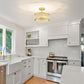 Crystal Ceiling Light 12Inch Gold Chandelier Fixture