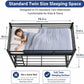 Twin Industrial Strength Metal Bunk Bed Rails System