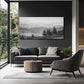 Graystone Mountain Landscape Canvas Wall Art 24x48