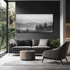 Graystone Mountain Landscape Canvas Wall Art 24x48