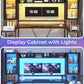 74.8Inch Ergonomically Engineered Gaming Desk LED Lights