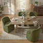 Green Upholstered Dining Chairs With Washable Slipcovers