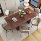 78 Inches Rectangular Walnut Farmhouse Dining Table