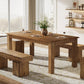 63 Realwood Farmhouse Rectangular Dining Table Espresso