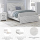 Ashley Cayboni Farmhouse Queen Panel Bed White wash