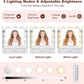 White Makeup Vanity Desk With Brilliant Illumination