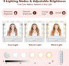 White Makeup Vanity Desk With Brilliant Illumination