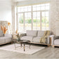 Oran Modern Sofa Set With Track Arms Light Brown Living Room-1