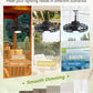 Outdoor Ceiling Fan With Lights IP65 Weather resistant