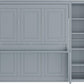 Gray Queen Murphy Desk With Industrial Storage Shelving-4