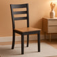 Gesthaven Solid Wood Dining Chair Set of 2 Natural Brown