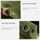 Luxurious Olive Green Velvet Small Ottoman Footstool