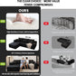 Black Cloudlike Sectional Sofa Featuring Left Chaise