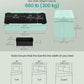 Moon light Green Foldable Storage Ottoman Bench Room