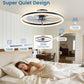 Bladeless Low Profile Ceiling Fan Featuring Dimmable Lighting