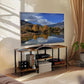 TV Stand 50 Inch Entertainment Center Console Power Outlet
