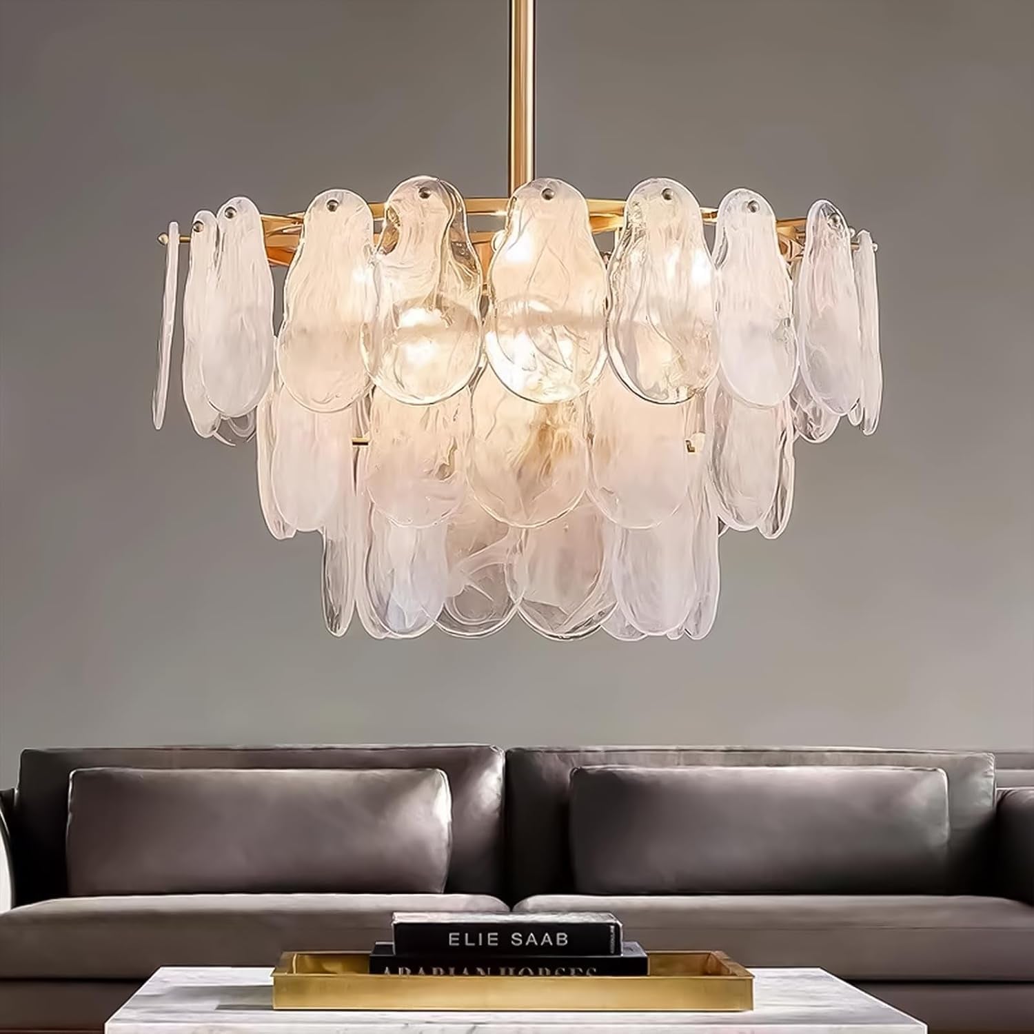 24Inch Gold Elegant Chandelier Pendant Lighting Fixture-0