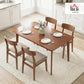 Walnut 47 Inch Mid Century Rectangular Dining Table
