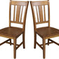 International Concepts San Remo Pecan Parawood Dining Chair