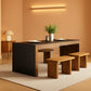 78in ExtraLong Industrial Grade Solid Wood Dining Table