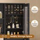 Makeup Vanity Table With Black Gold RGB Lighting Pro