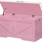 Rose Pink 39.4 Inches Premium Storage Bench Toy Chest
