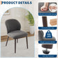 Dining Chairs Set Collection Upholstered Wood Legs
