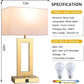 Sumptuous Luxurious Gold White TwentyTwoInch Table Lamps