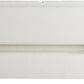 Convertible Sleeper Loveseat 66 Inch Polyester Ivory