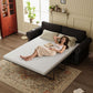 Queen Sleeper Sofa Bed Black Ergonomic Contemporary