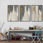 Gray Beige AbstractExpressionist Canvas Wall Art Size16x24