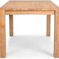 Antique Natural Oak Transitional Rectangular Dining Table