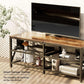 Industrial TV Stand 55 Inch Entertainment Center Brown