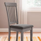Shullden Gray Spindle Back Dining Chairs Set Of 2