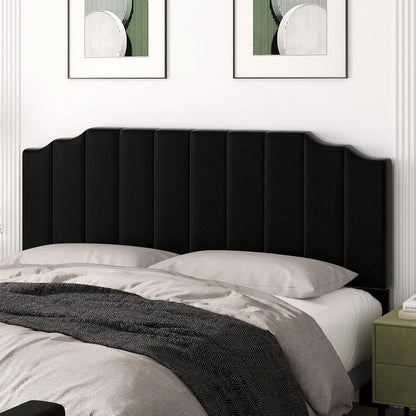 Velvet King Size Wall Mounted Headboard for Adjustable Beds