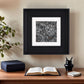 Framed Premium Natural Marble Wall Art 14x14 Inches