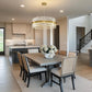 32 Inch Goldtone Crystal Chandelier Luxurious Dining