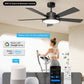 Smart Reversible Dc Motor Led Ceiling Fan