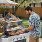 Four Burner Propane Grill Professional Stainless Steel
