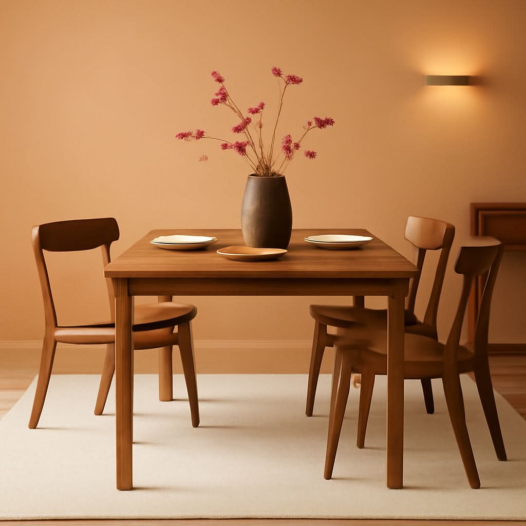 Walnut Solid Wood Farmhouse Dining Chairs Collection