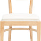 Dining Chair Natural Finish With Cane Detail Cushions