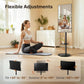 Height Adjustable Rolling TV Stand For Televisions