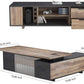 Spacious Executive Desk With Ample Storage Drawers